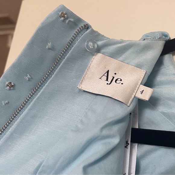 Aje Blue Cutout Dress (size 0). Aje size 4 - Picture 8 of 10